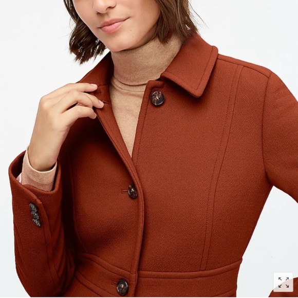 J. Crew Lady Day Coat, Italian Double Cloth - Picture 9 of 10